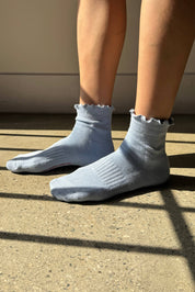 Ruffled Hugger Crew Socks  (Wholesale)