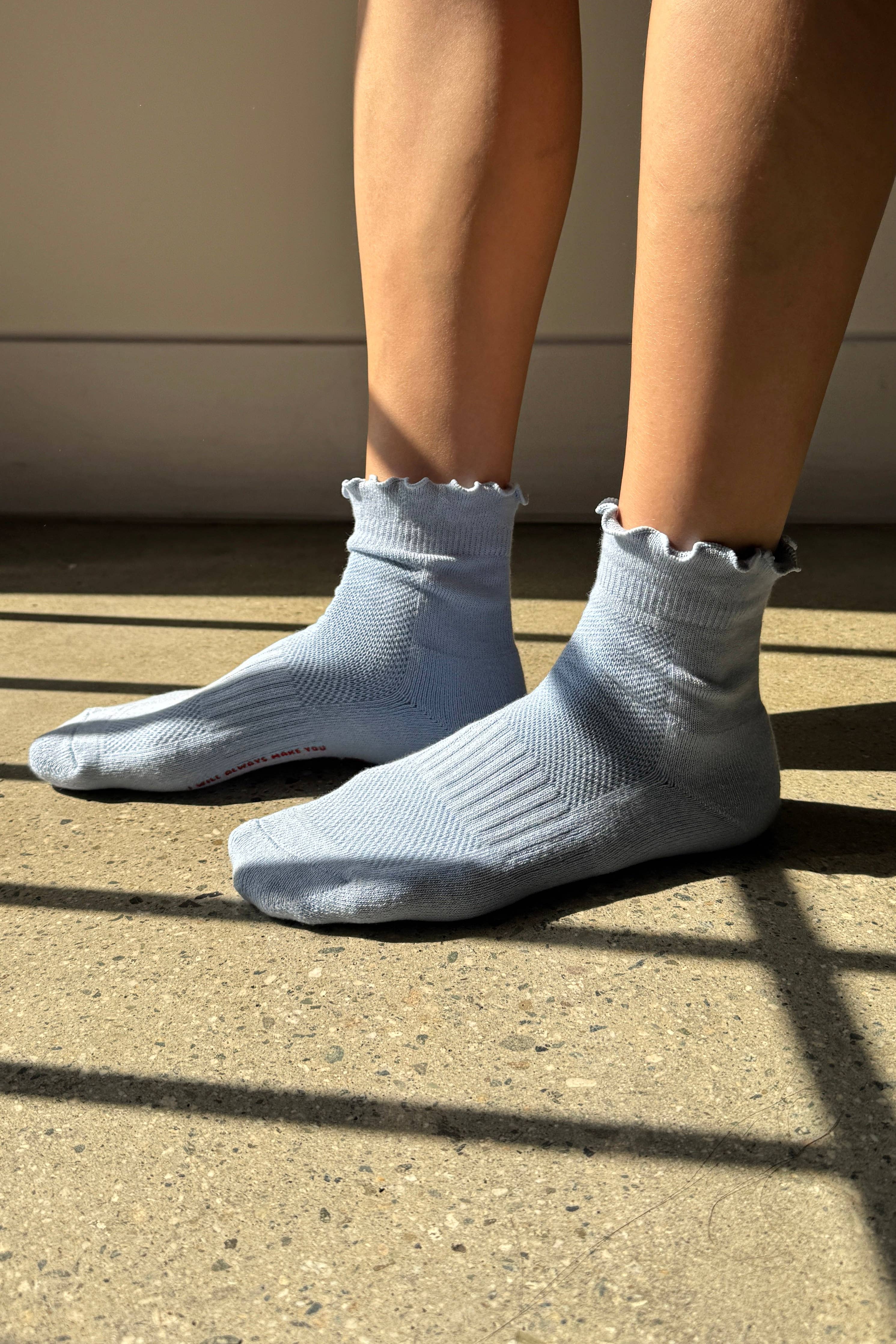 Ruffled Hugger Crew Socks  (Wholesale)