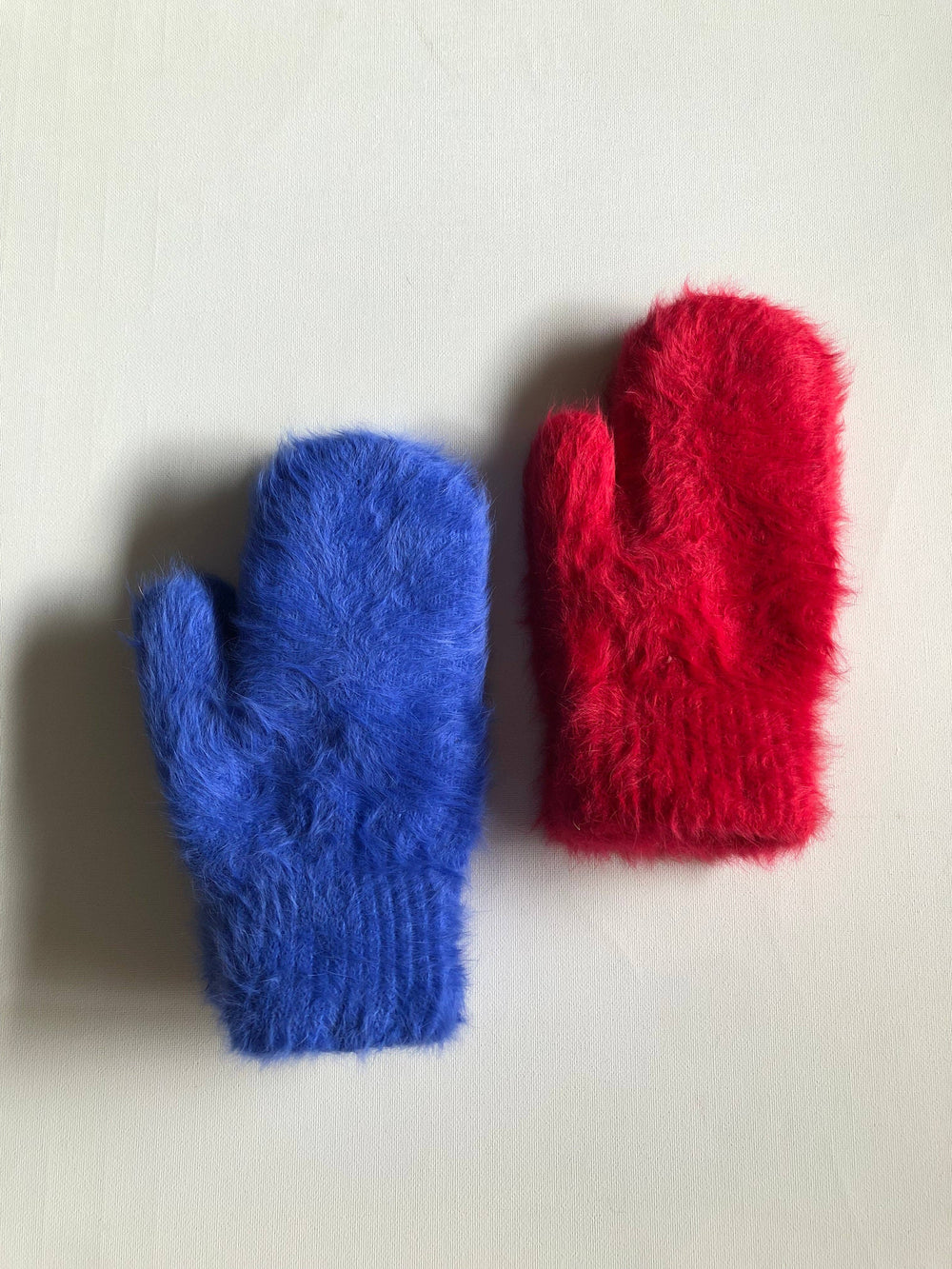 Fluffy Angora Mittens