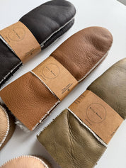 SHEARLING MITTENS