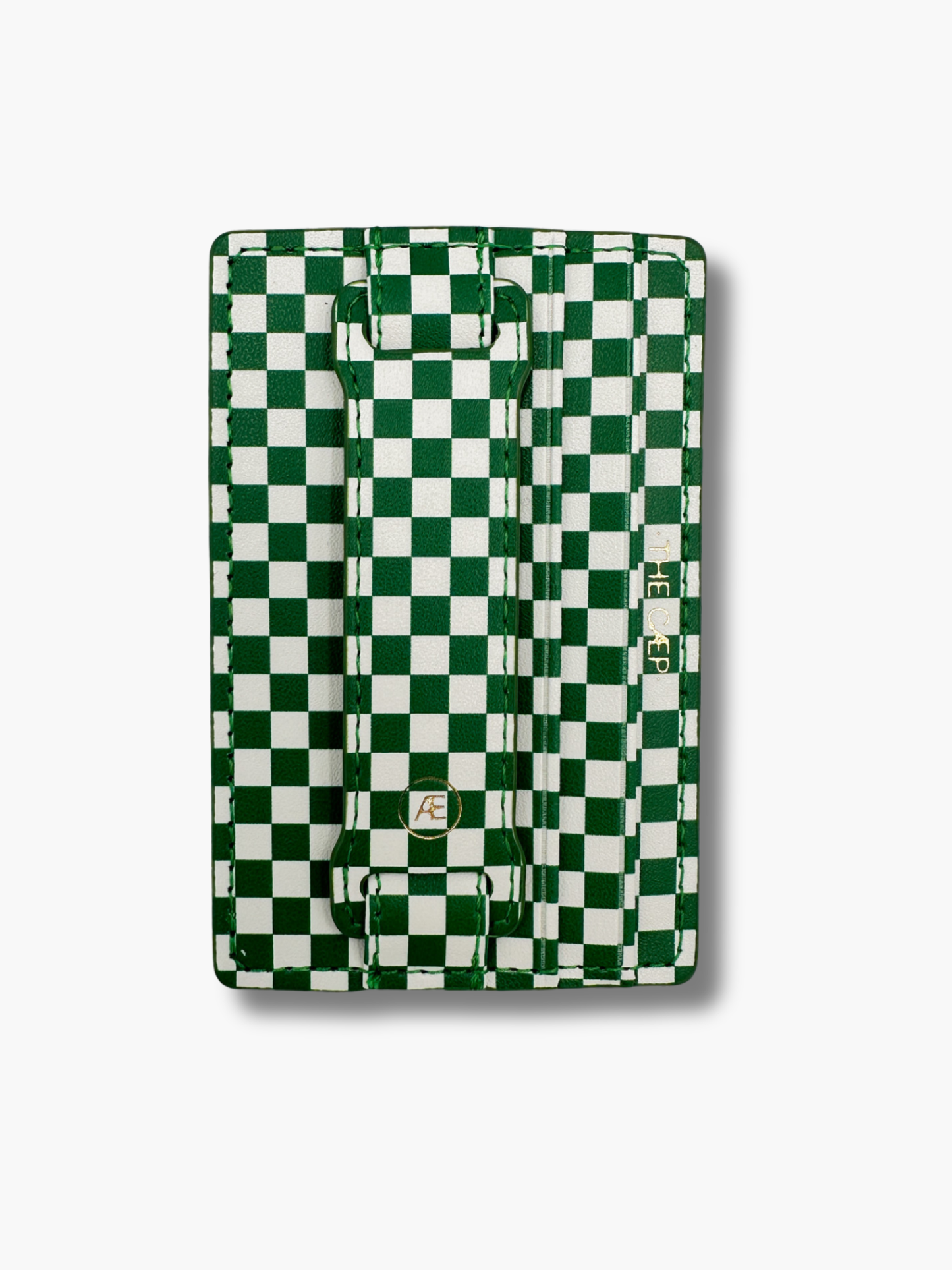 Green Checkered Hoop Wallet