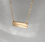 Mount Mansfield Bar Necklace