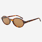 Zoe Acetate Round Womens Sunglasses