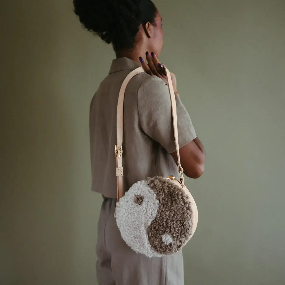 The Unity Bag in Beige & White