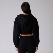 Zip Crop Sweatshirt