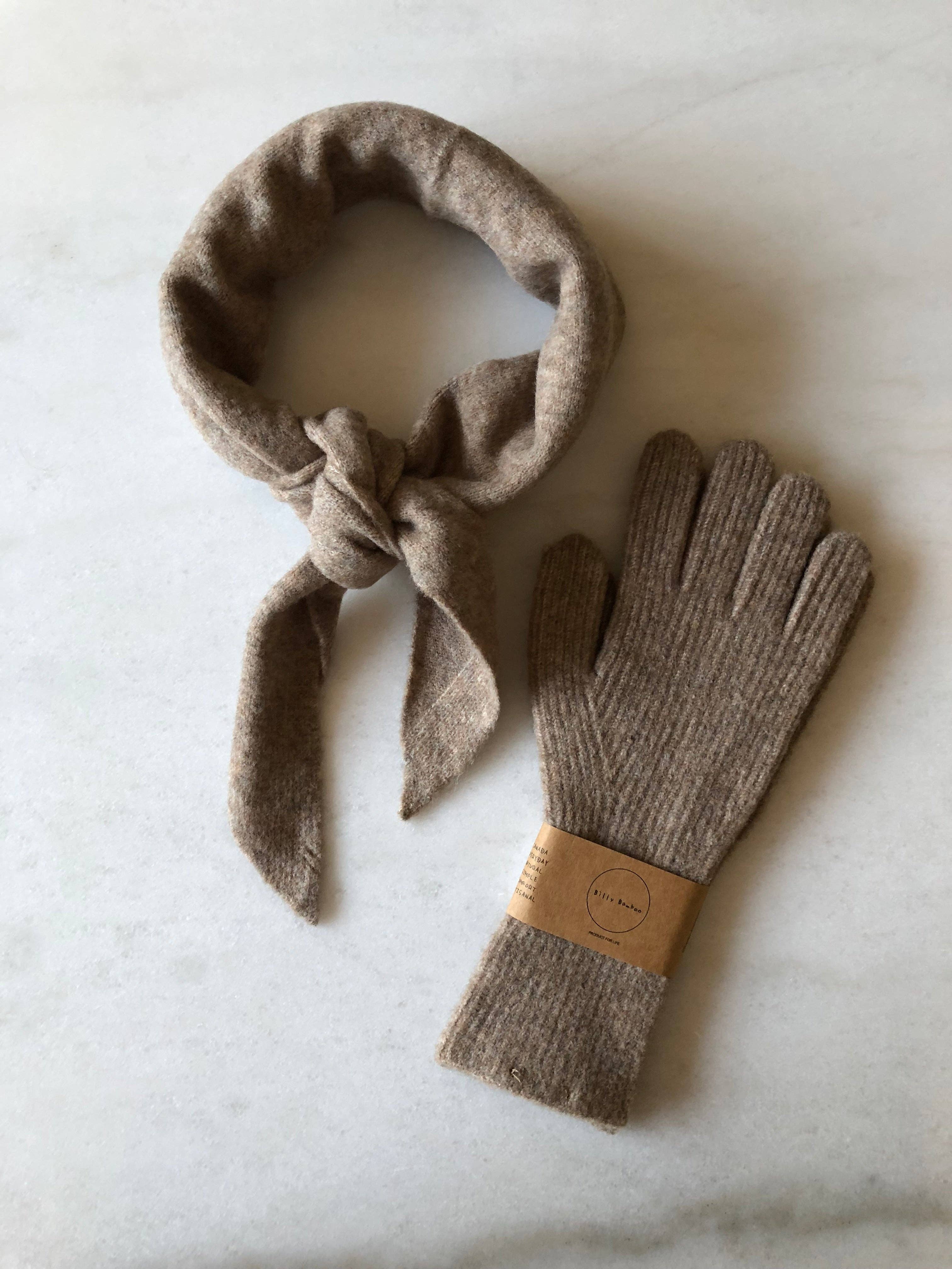 FUZZY WOOL TOUCH SCREEN GLOVES