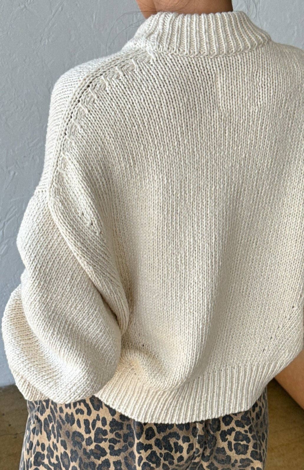 Zoe Cotton Sweater