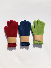 Fuzzy Wool Touch Screen Glove