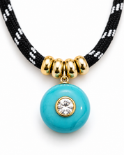 Turquoise Tide Cord Necklace