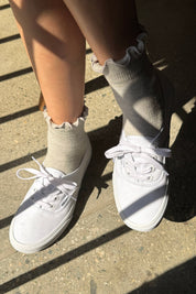 Ruffled Hugger Crew Socks  (Wholesale)