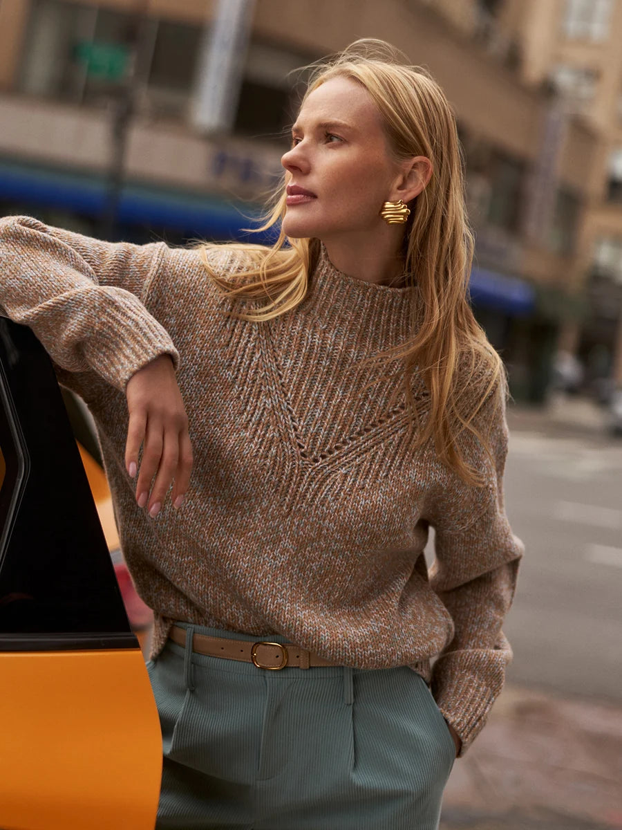 Rosalind High-Neck Sweater