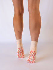 The Peachy Grip Sock