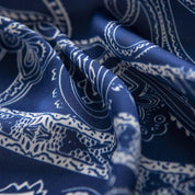 Scarvii - Paisley Square Scarf - Made of Faux Silk
