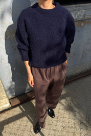 Elio Crew Neck Alpaca Sweater
