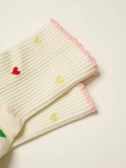 💕 Mini Heart Petal Grip Sock