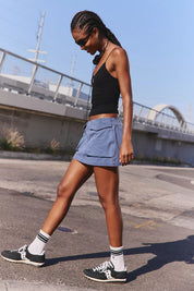 Skinny Strap Logo Tank