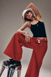 Skinny Strap Logo Tank