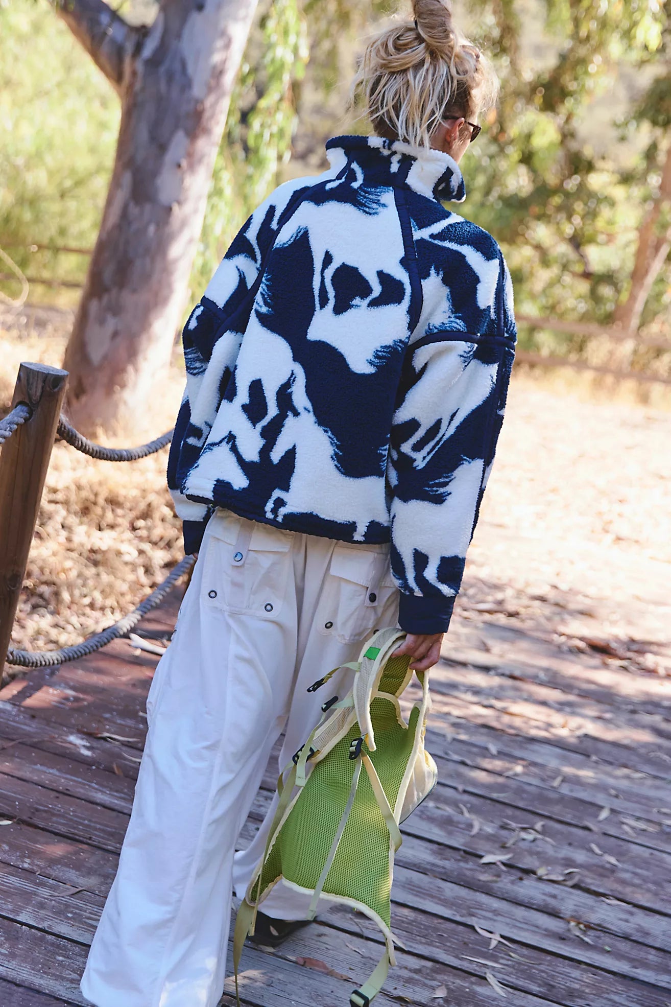 Hit The Slopes Printed Fleece Jacket