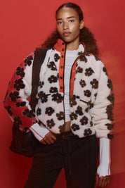 Hit the Slopes Printed Fleece Jacket