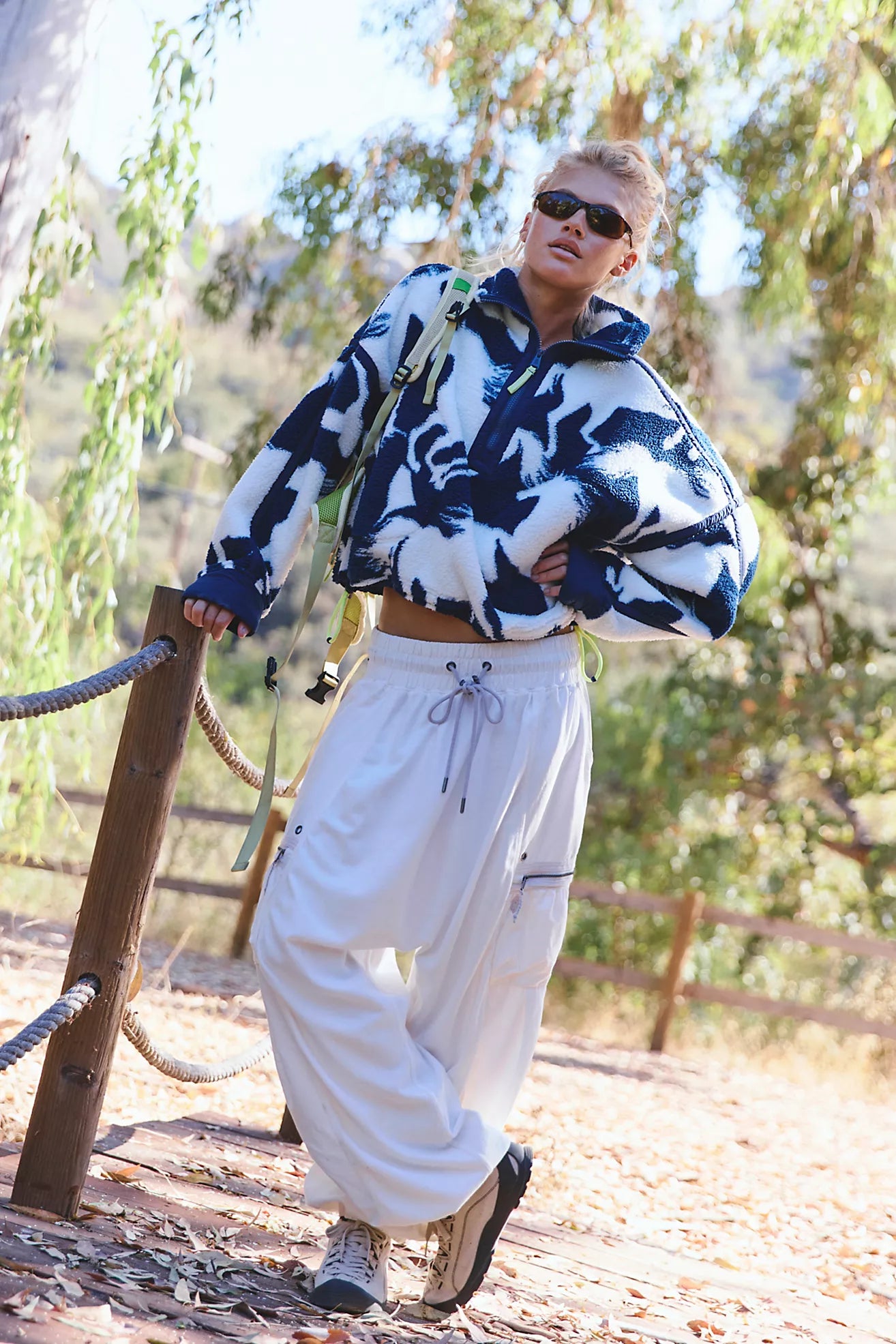 Hit The Slopes Printed Fleece Jacket