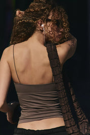 Skinny Strap Logo Tank