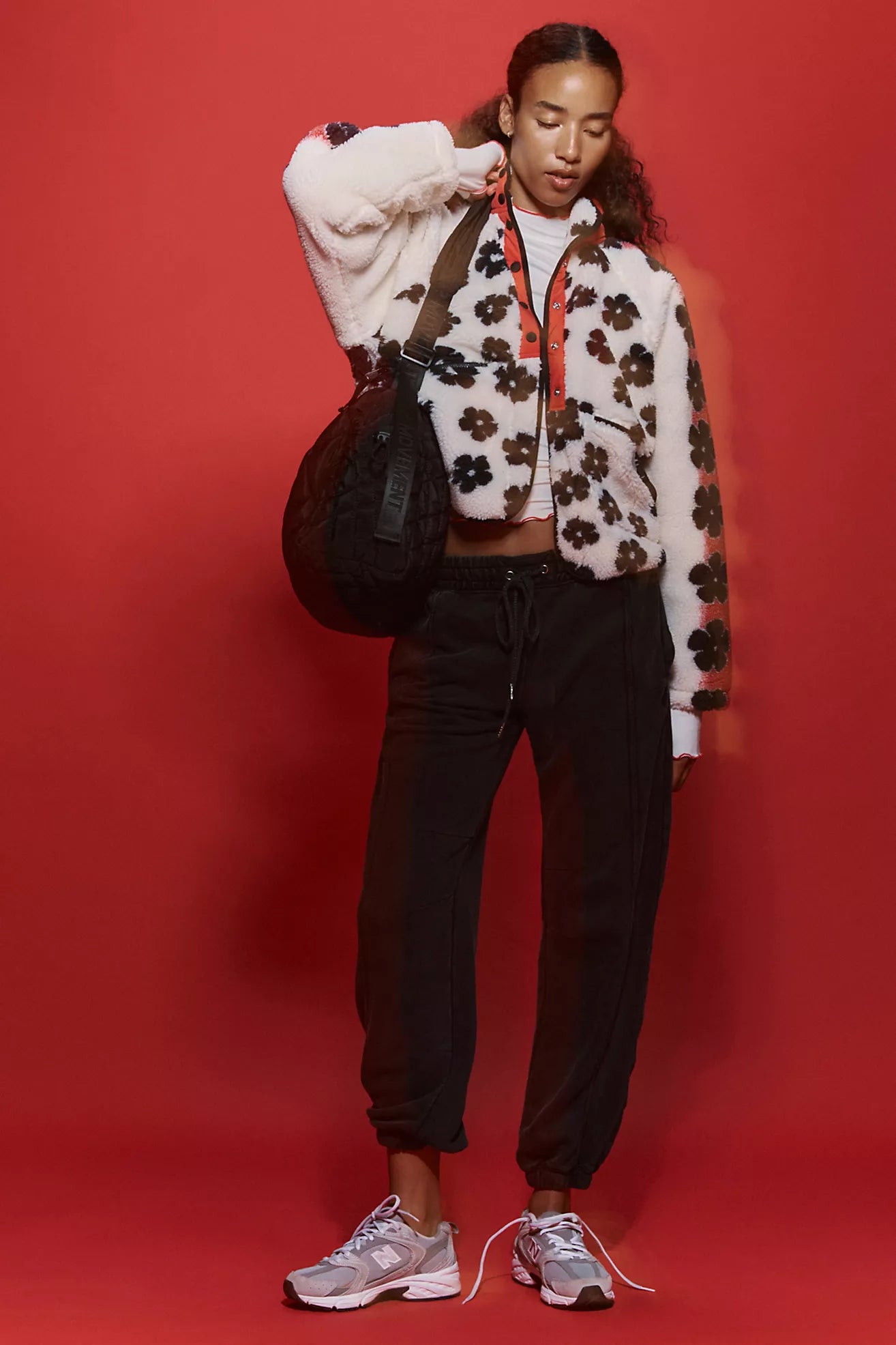 Hit the Slopes Printed Fleece Jacket