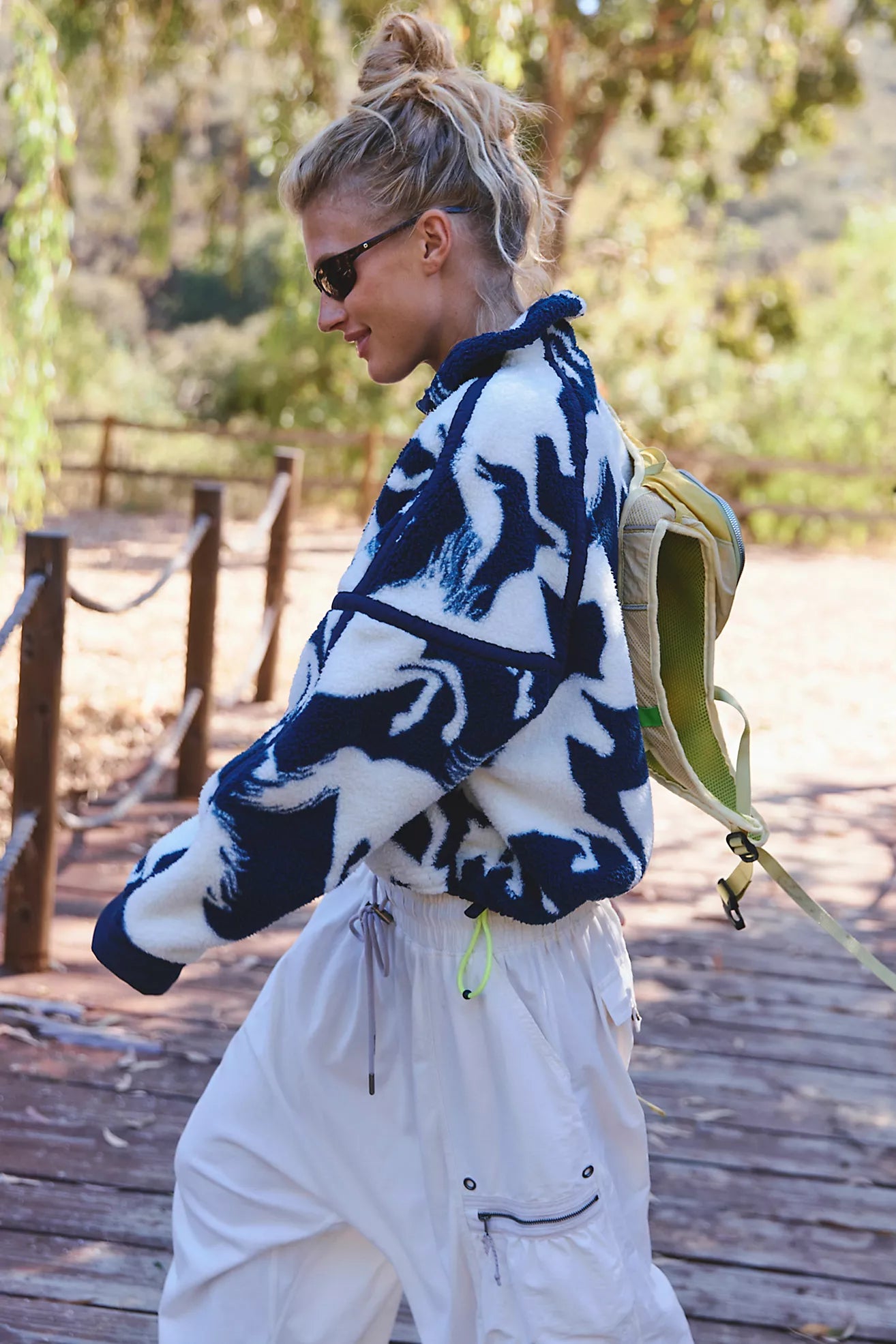 Hit The Slopes Printed Fleece Jacket