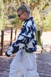 Hit The Slopes Printed Fleece Jacket