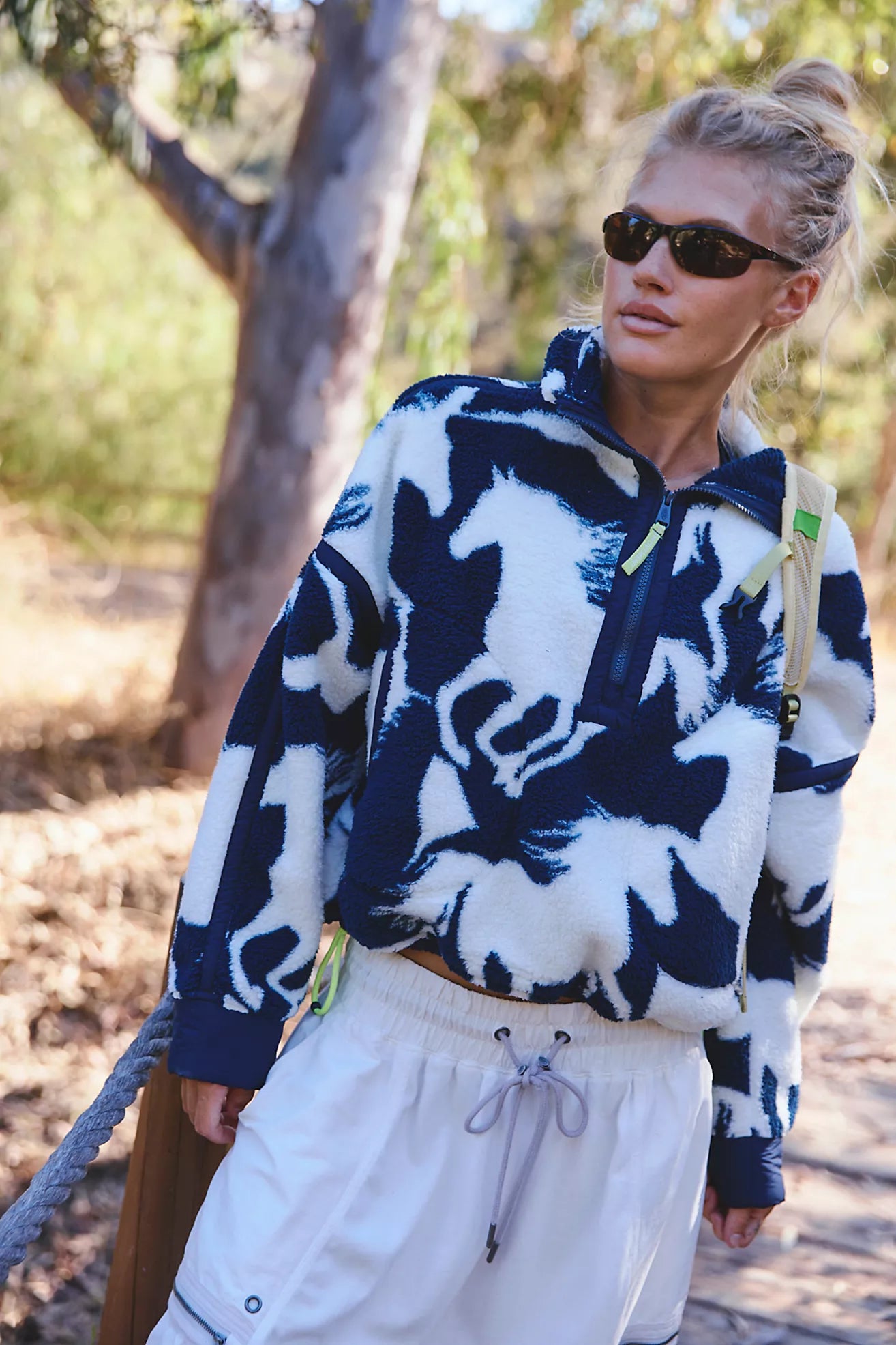 Hit The Slopes Printed Fleece Jacket