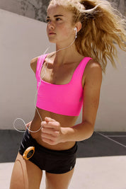 Square Neck Good Karma Bra