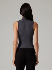 Mock Neck Rib Tank