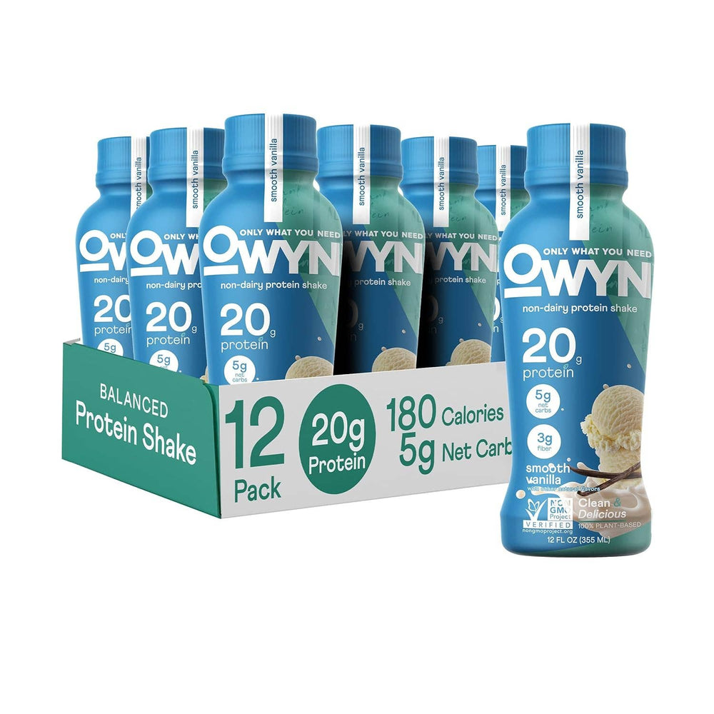 
                      
                        OWYN Vegan Plant-Based Protein Shakes, 12oz
                      
                    