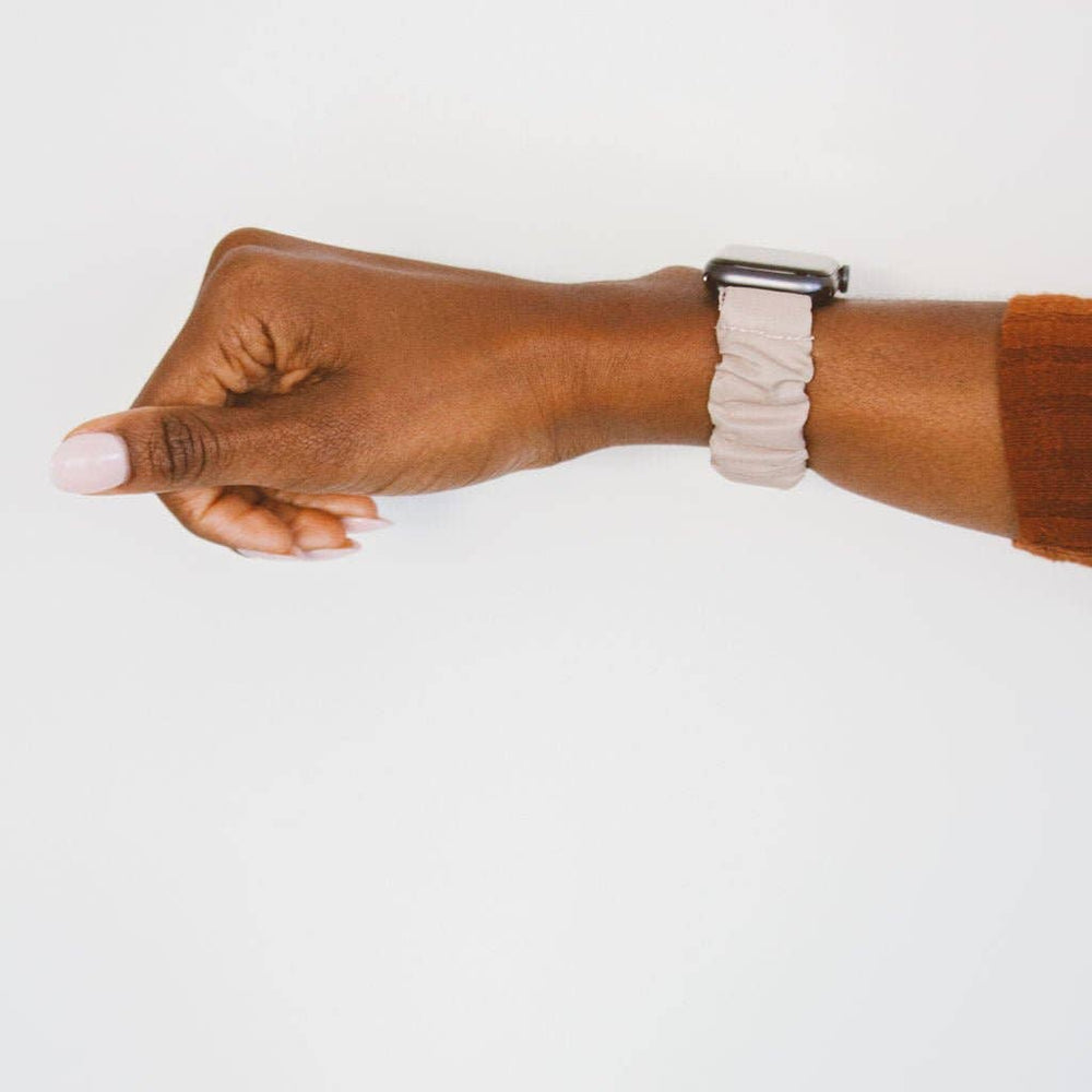 
                      
                        Silky Sand Scrunchie Band Compatible with Apple Watch
                      
                    