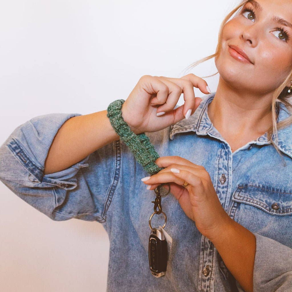 
                      
                        Green Knit Keychain
                      
                    