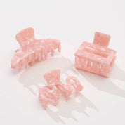 Saltwater Pink | Assorted Small/Medium Claw Clips