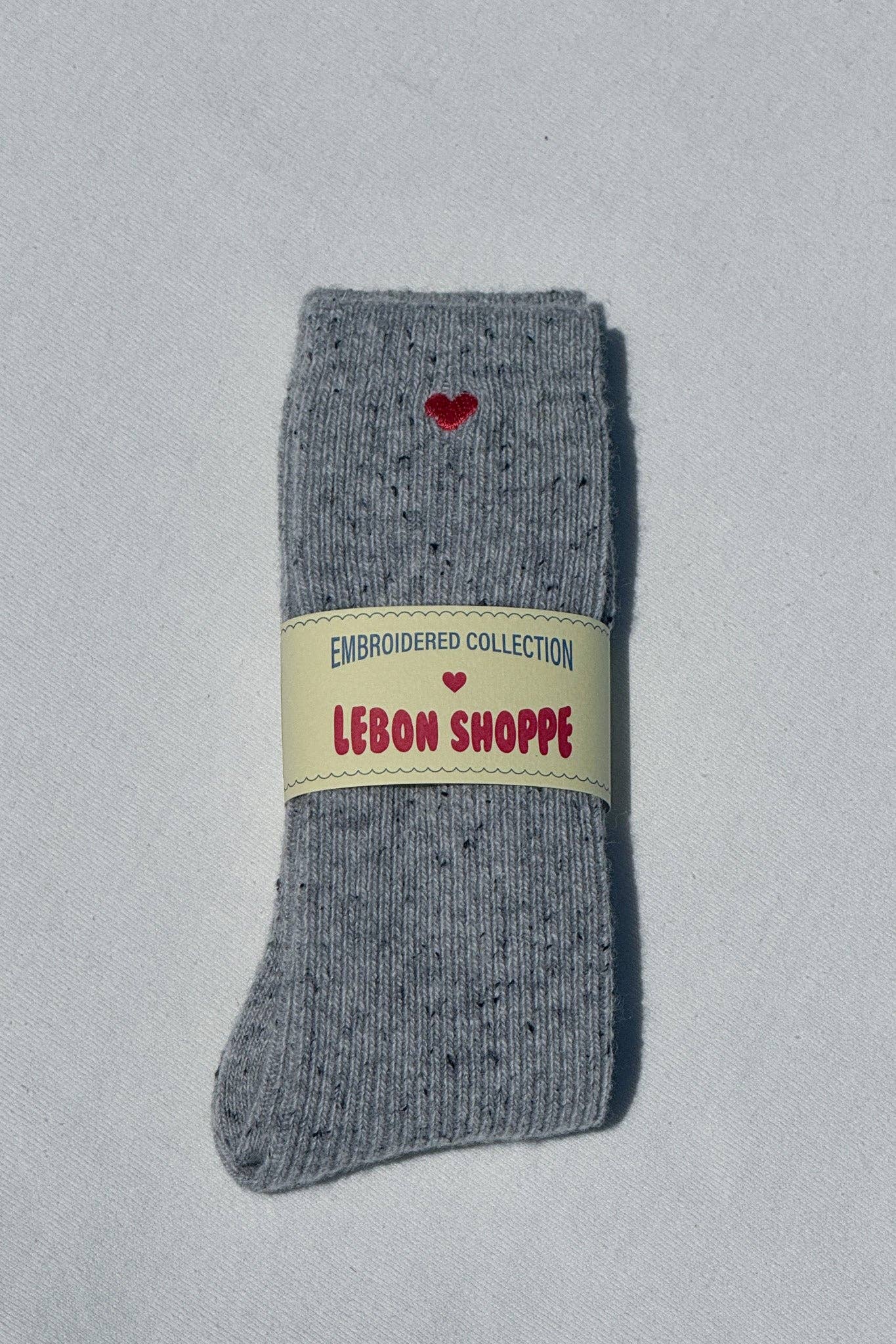 Embroidered Snow Socks