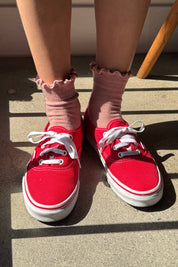 Ruffled Hugger Crew Socks  (Wholesale)