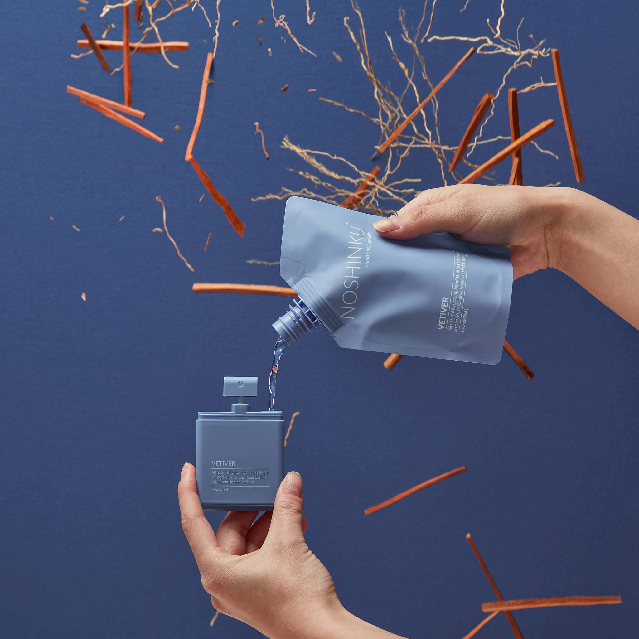 Vetiver Pocket Hand Sanitizer