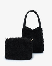 SHEARLING HOLLACE MINI TOTE