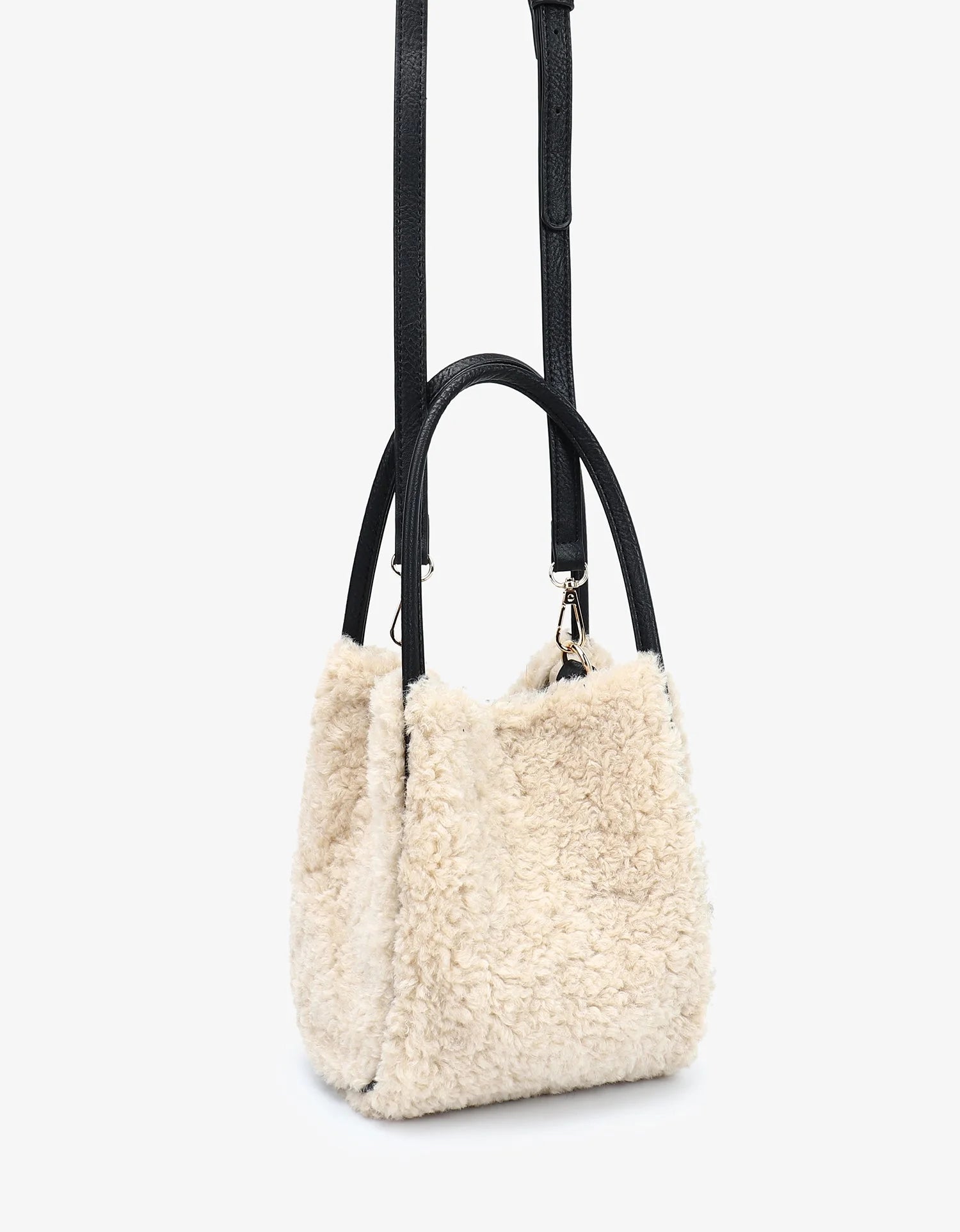 SHEARLING HOLLACE MINI TOTE