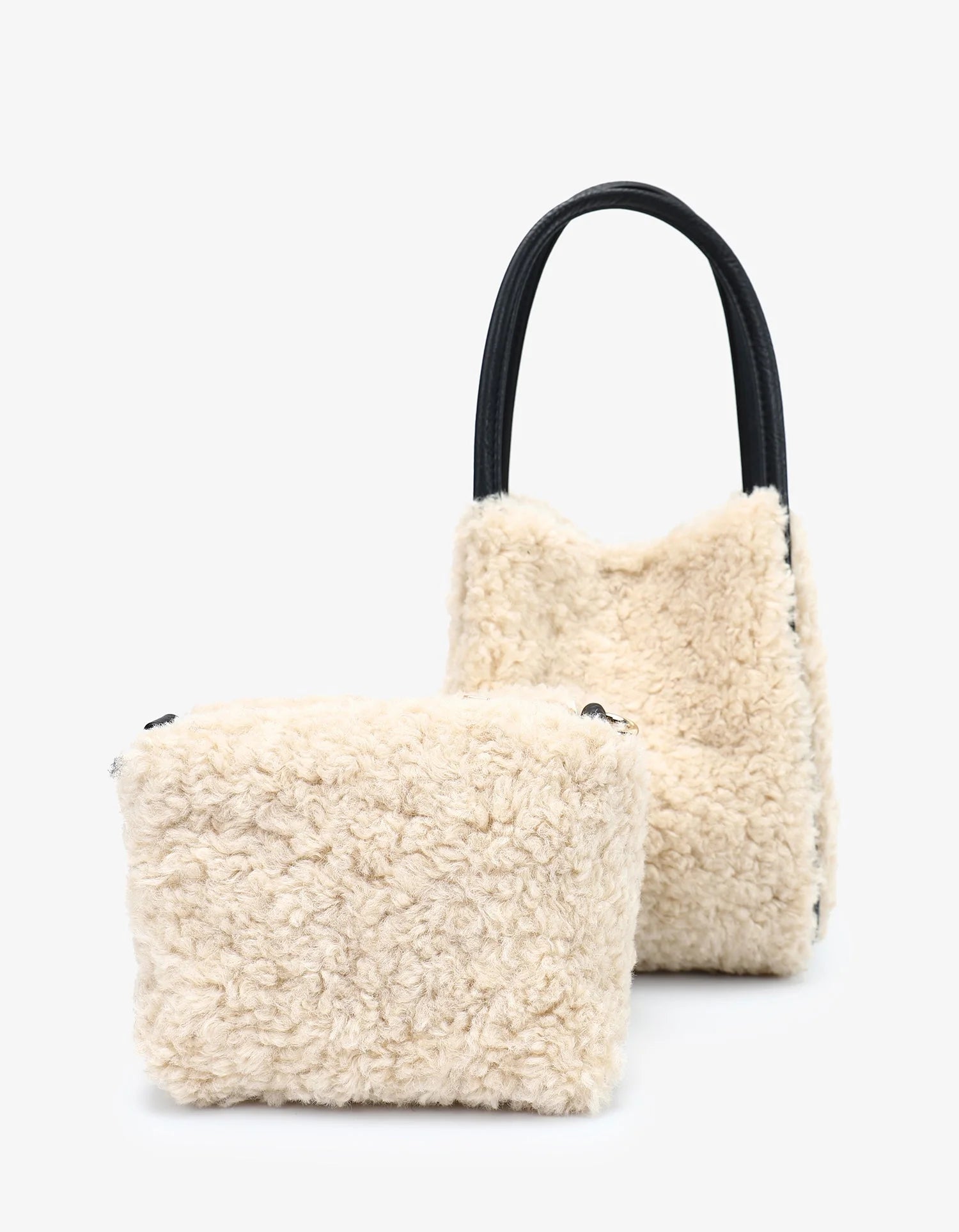 SHEARLING HOLLACE MINI TOTE