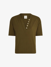 Kasey Mock Rib Tee
