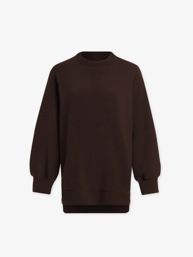 
                      
                        Mae Boyfriend Sweatshirt in Coffee Bean
                      
                    