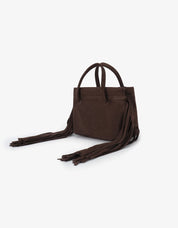NOE FRINGE FAUX SUEDE SHORT