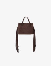 NOE FRINGE FAUX SUEDE SHORT