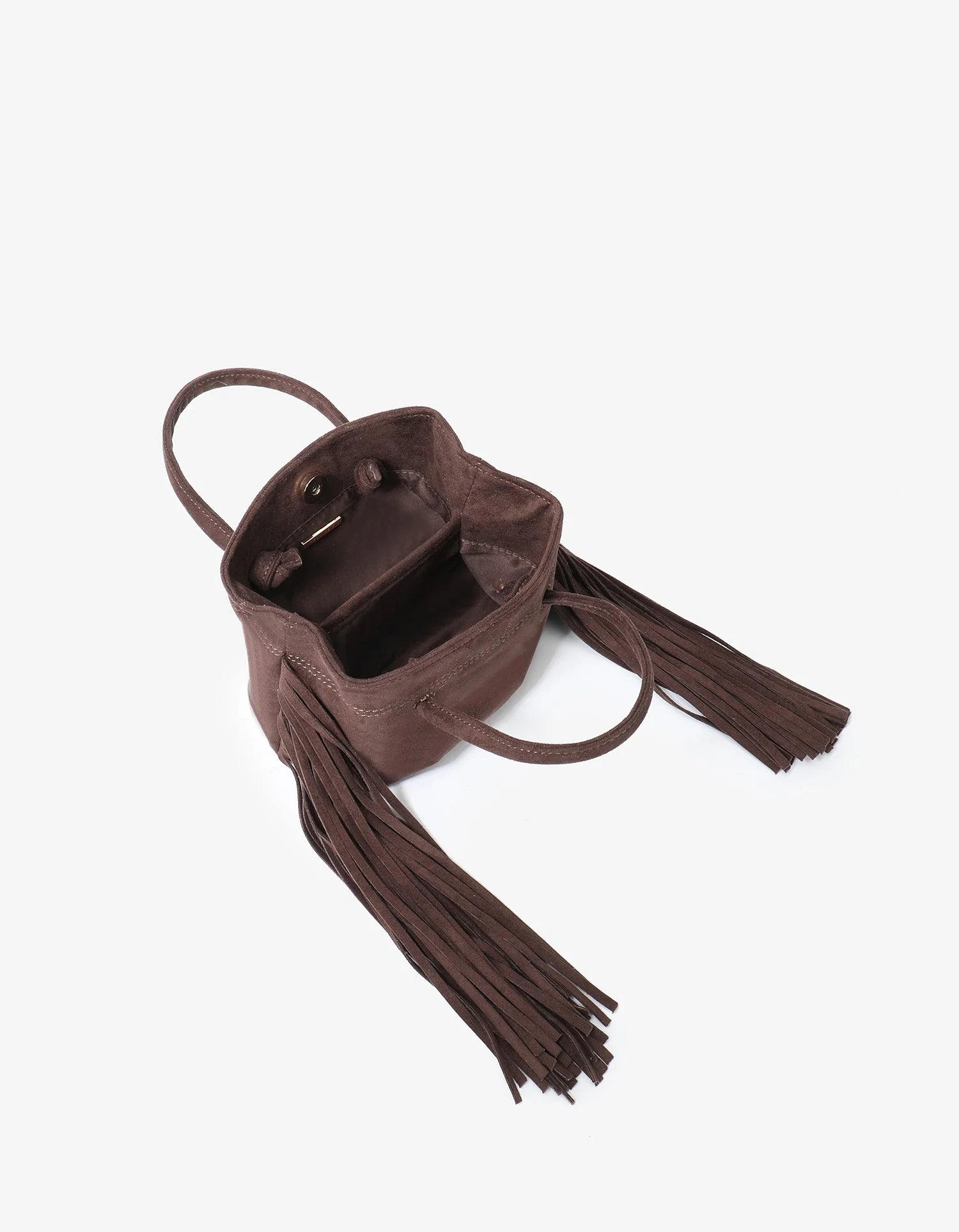 NOE FRINGE FAUX SUEDE SHORT