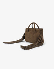 NOE FRINGE FAUX SUEDE SHORT