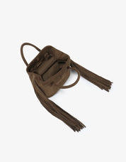 NOE FRINGE FAUX SUEDE SHORT