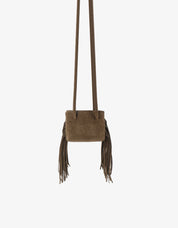 NOE FRINGE FAUX SUEDE SHORT
