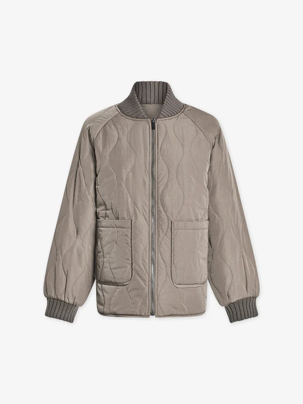 
                      
                        Reno Reversible Quilt Jacket in Fungi
                      
                    